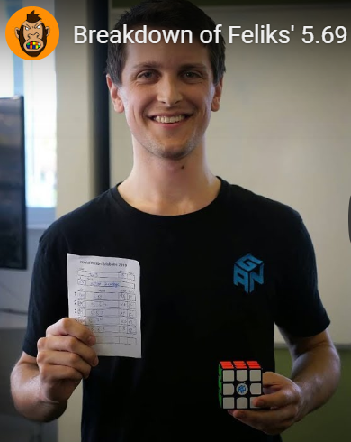 Read more about the article 3×3 avg WR 5.69 Feliks Zemdegs